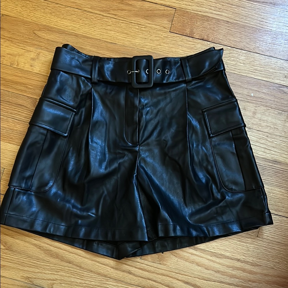 INC International Concepts Black High Waist Shorts